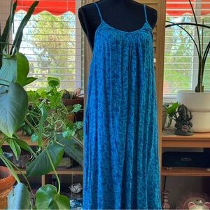 Universal Thread Vibrant Blue Floral Dress